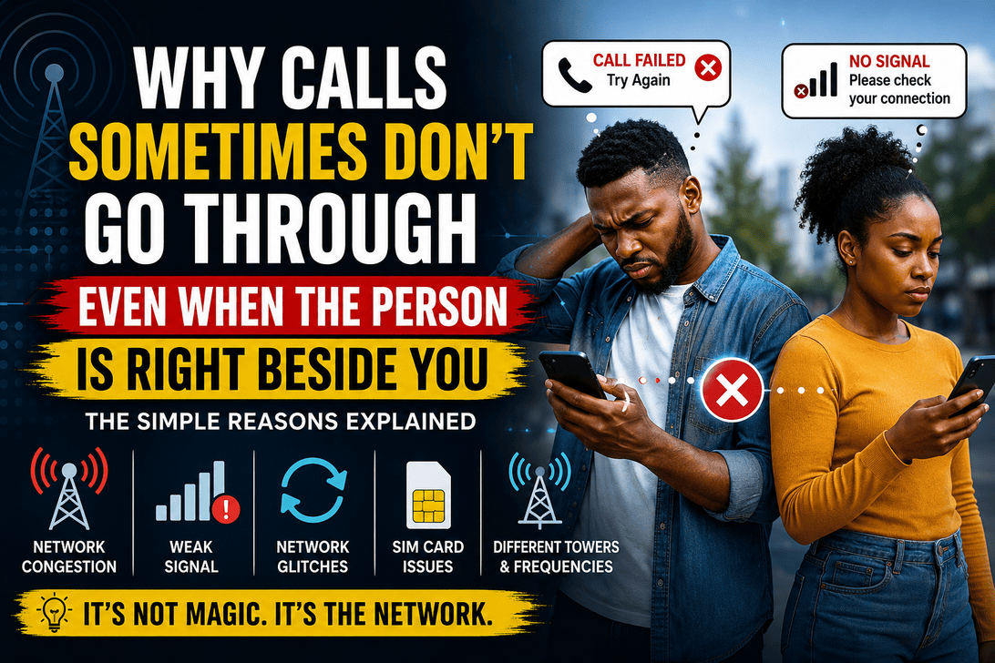 Why Phone Calls Fail Even When the Person Is Beside You (Simple Explanation)