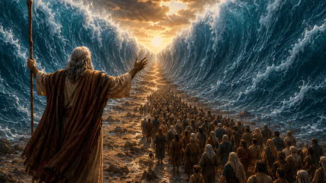 Moses Parts the Red Sea Moses Parts the Red Sea